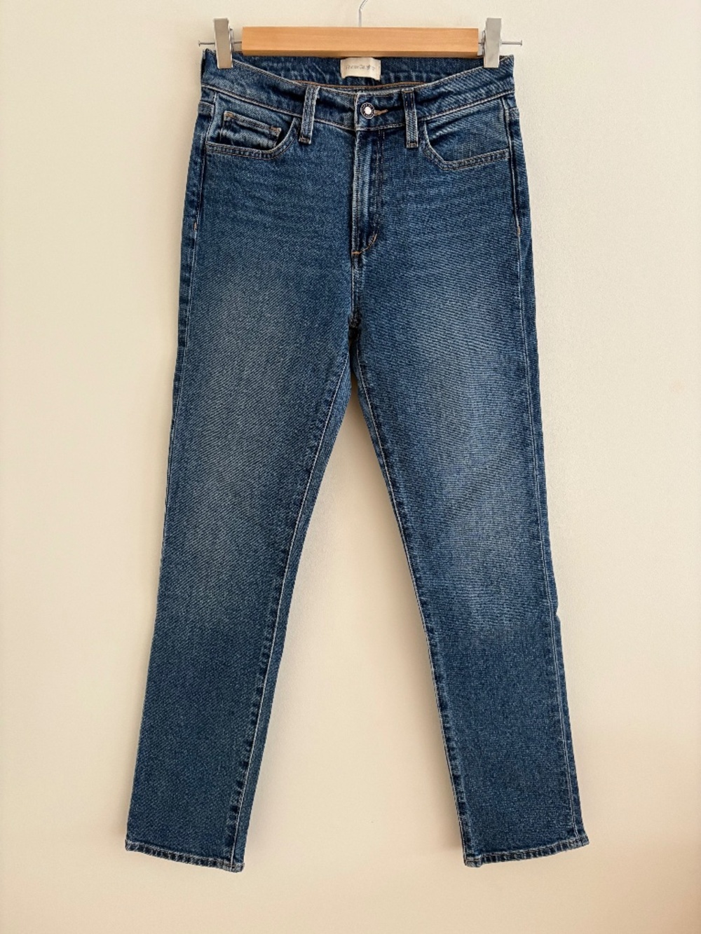 Favorite Daughter Women's Blue Straight Jeans - Erin - Picture 1 of 6